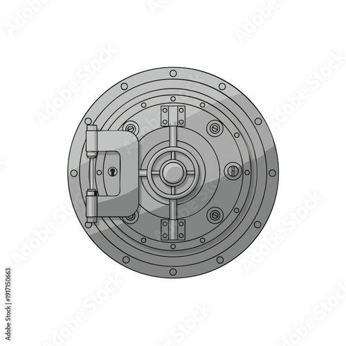 Secure Steel Safe Vault with Locking Mechanism for Home and Business Security