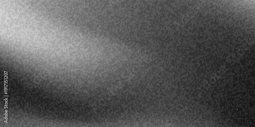 abstract black background with a grainy texture (noise) and gray gradients creates a serene, Moody or Noir, serious, and minimalist atmosphere.