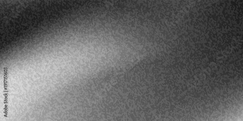 abstract black background with a grainy texture (noise) and gray gradients creates a serene, Moody or Noir, serious, and minimalist atmosphere.