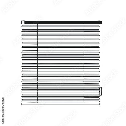 Modern Horizontal Window Blinds for Home Interior Decor