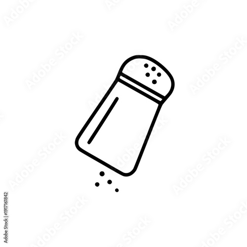 Salt Shaker Icon silhouette