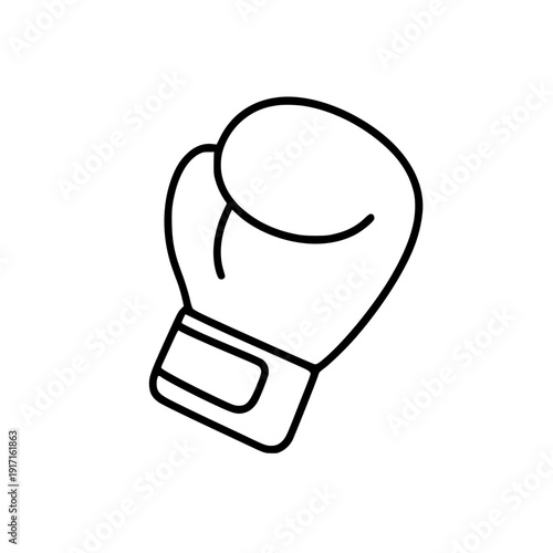 Boxing Glove Icon silhouette