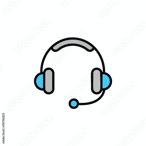 Professional Computer Headset with Microphone for Customer Support and Gaming