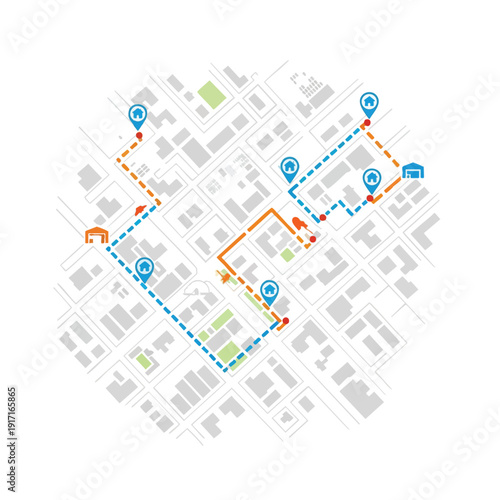 Urban Bike Sharing Map with Route Planning for City Transportation