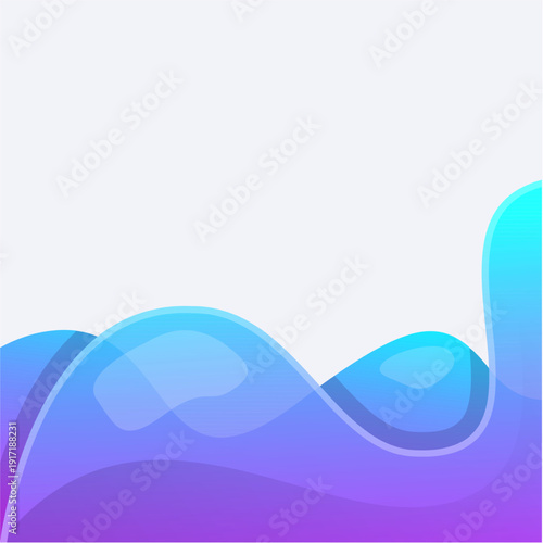awesome liquid background with purple gradient