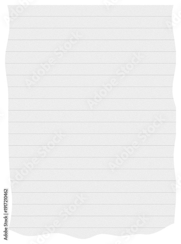 A grayscale image of a white piece of paper with a black background