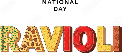 Celebrate National Ravioli Day with Colorful and Creative Food Illustrations
