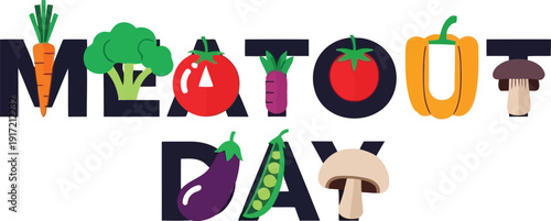 Celebrate Meatout Day with Colorful Vegetables and Sustainable Eating