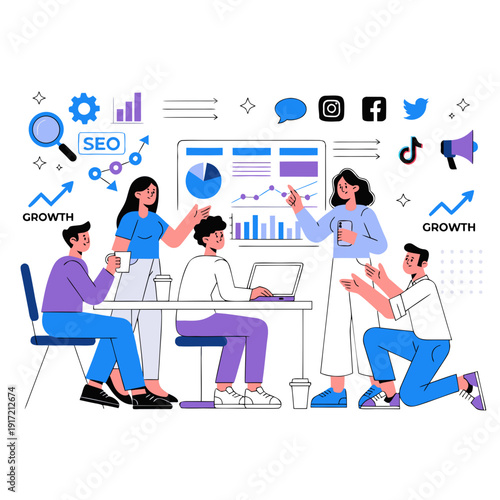 Digital Marketing Strategy for E-commerce Business Growth Workflow and Online Shopping Platform Optimization