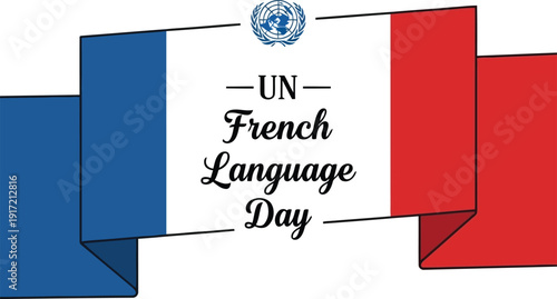 Celebrating UN French Language Day with Vibrant French Flag Design