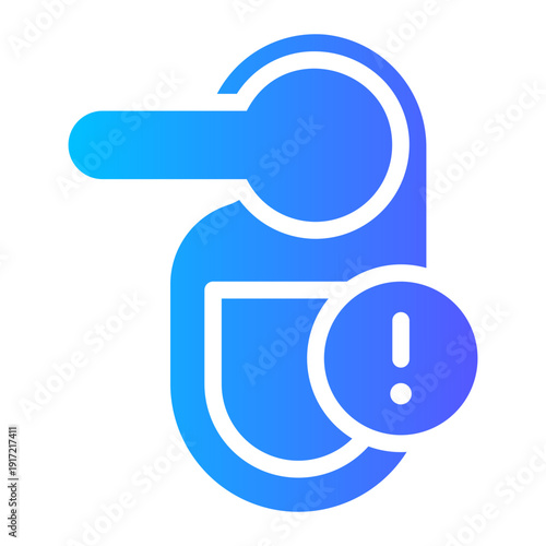 warning gradient icon