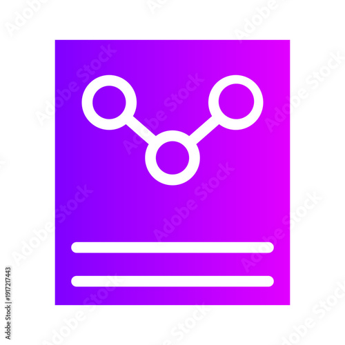 analytics gradient icon