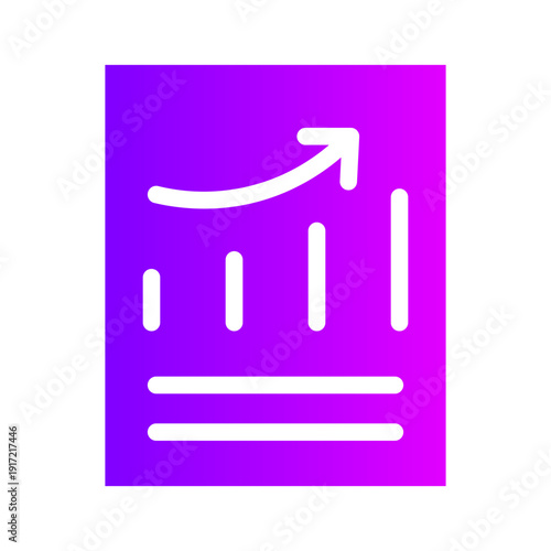 analytics gradient icon