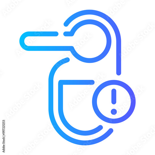 warning gradient icon