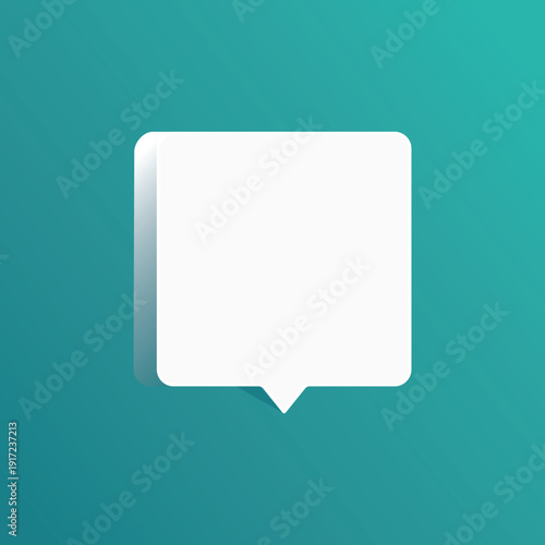 Speech bubble blank frame, text quote box, message