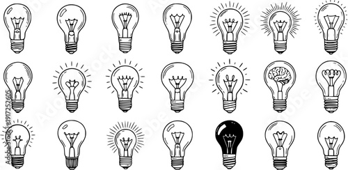 Variety of Light Bulbs - Idea Generation, Innovation, and Creativity