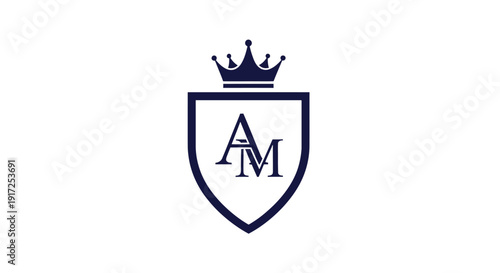 Shield icon with crown symbolizing protection and royalty.