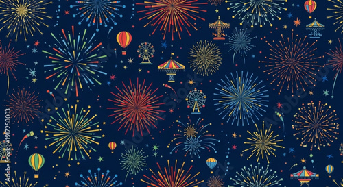 Happy national pet day celebration with animal paws and treats on white background