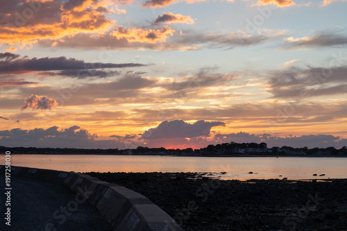 SUNSET BY THE SEA