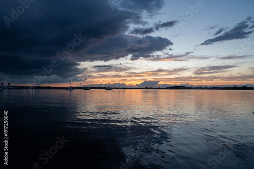 SUNSET BY THE SEA