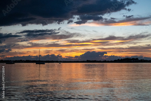 SUNSET BY THE SEA
