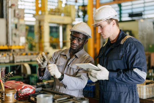 Canvastavla Professional Technician Engineer Training Team Cooperate together check inspecting part quality