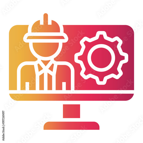 software development Gradient icon