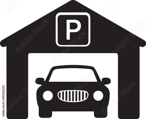 A stark composition featuring a division of black and white space