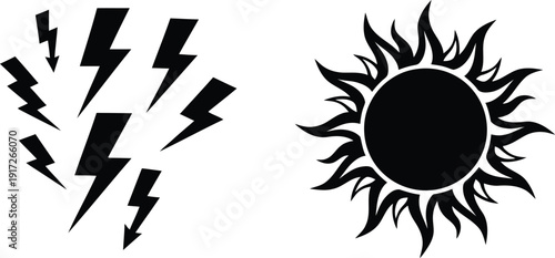 Minimalist icon representing a vector file for graphic design projects isolated on white background, Vector