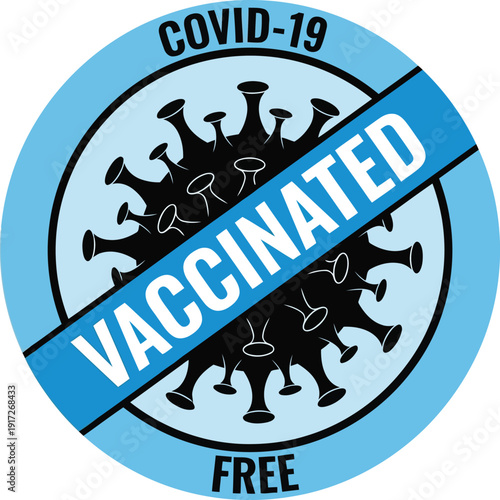 COVID-19 Vaccination Badge Design for Health and Safety Awareness