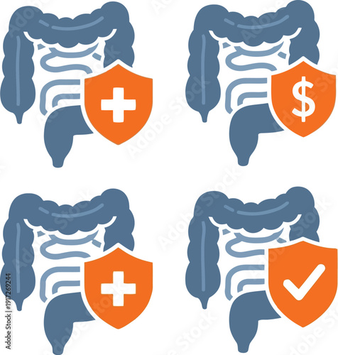 Protect Your Gut Health: Innovative Illustrations of Digestive Wellness Concepts