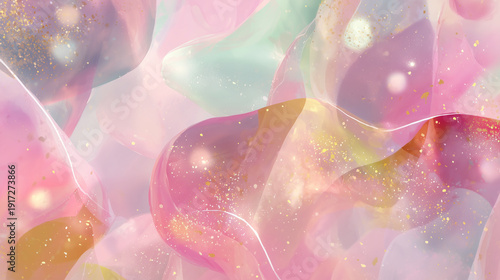 Cute Wedding-Themed Background Wallpaper