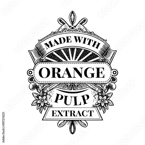 A vintage style illustration showing espresso beans

