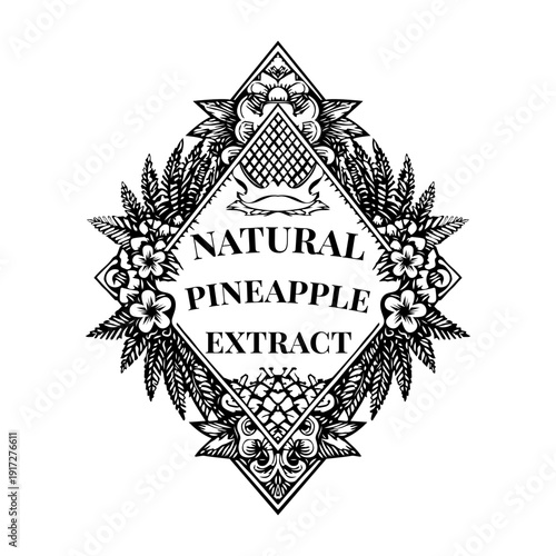 A vintage style illustration showing espresso beans

