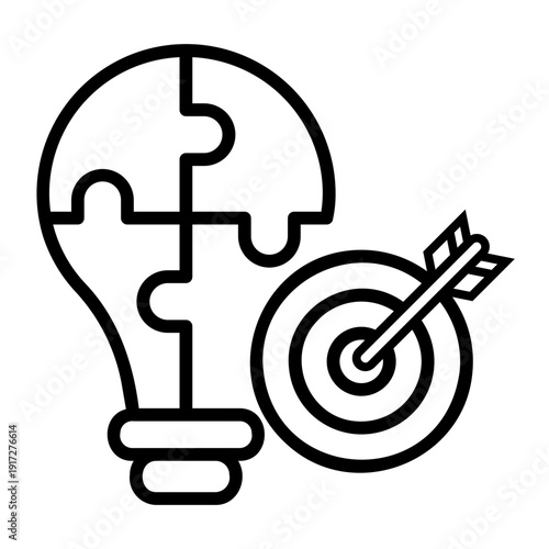 critical thinking Line Icon