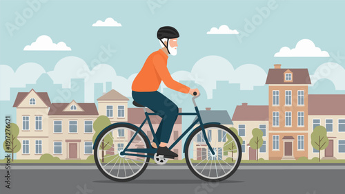 Professional vector illustration of a tired security officer working a night shift at a gatehouse, reflecting dedication and long hours