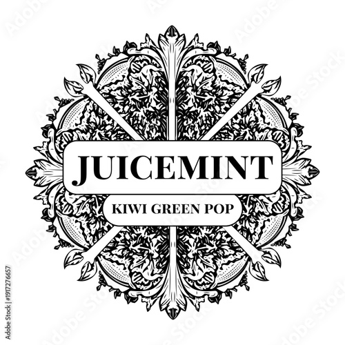 A vintage style illustration showing espresso beans

