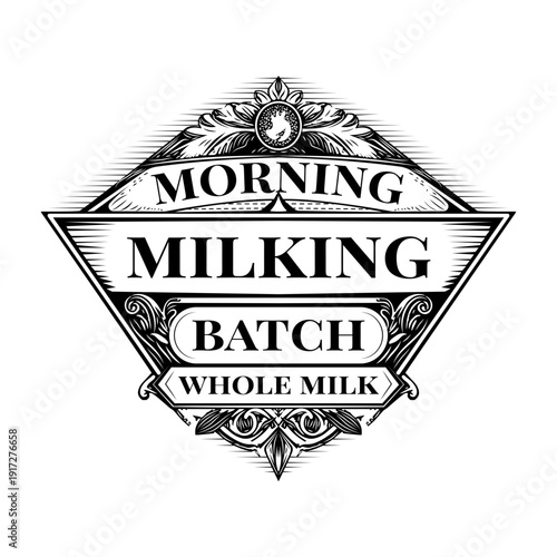 A vintage style illustration showing espresso beans

