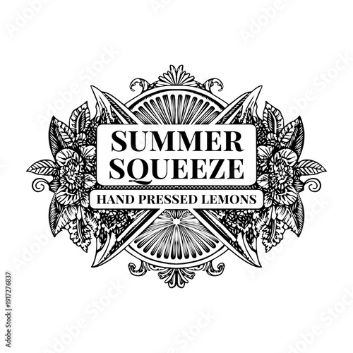 A vintage style illustration showing espresso beans

