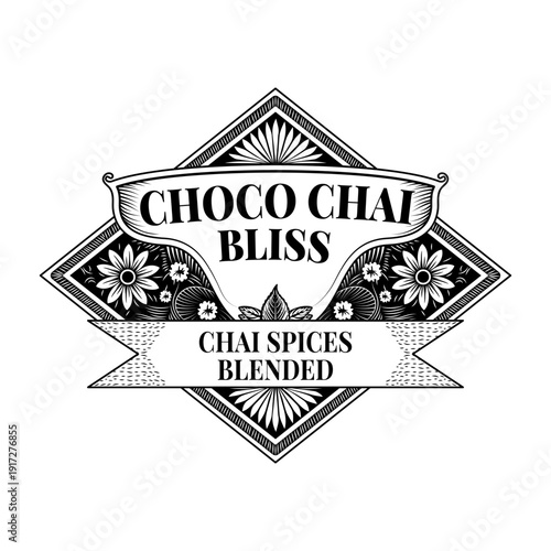 A vintage style illustration showing espresso beans

