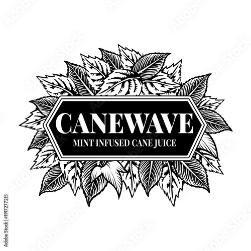 A vintage style illustration showing espresso beans

