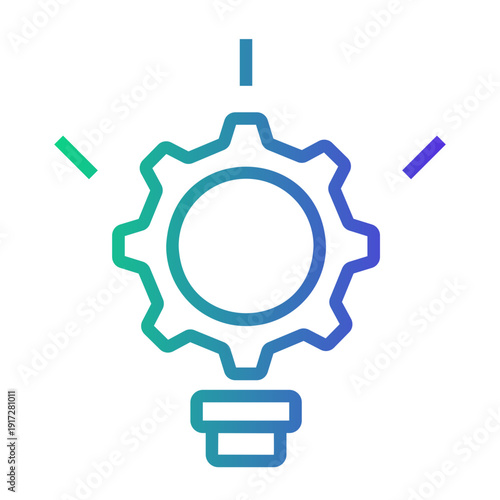 critical thinking Line Gradient Icon