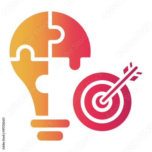 critical thinking Gradient icon