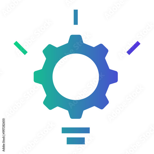 critical thinking Gradient icon