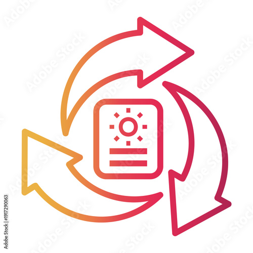 daily Line Gradient Icon