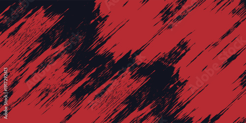 abstract Halftone dots red and blue color pattern gradient grunge texture background. Dot pop art comic sport style vector illustration. modern