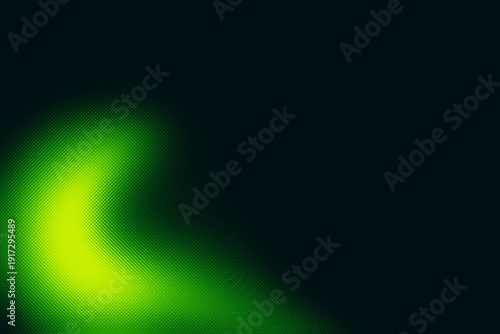 Foto Abstract green glow against a dark background, representing energy and light