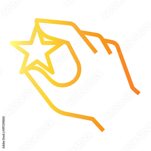 loyalty Line Gradient Icon