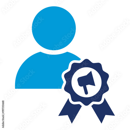 ambassador blue combination icon