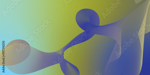 OliveDrab cyan and navy azure abstract shape grainy gradient background with black noisy texture for wide banner poster and header design